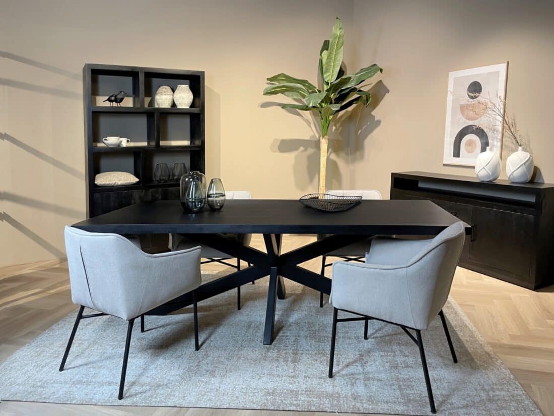 Livingfurn Eetkamertafels Kala Spider 220 Cm