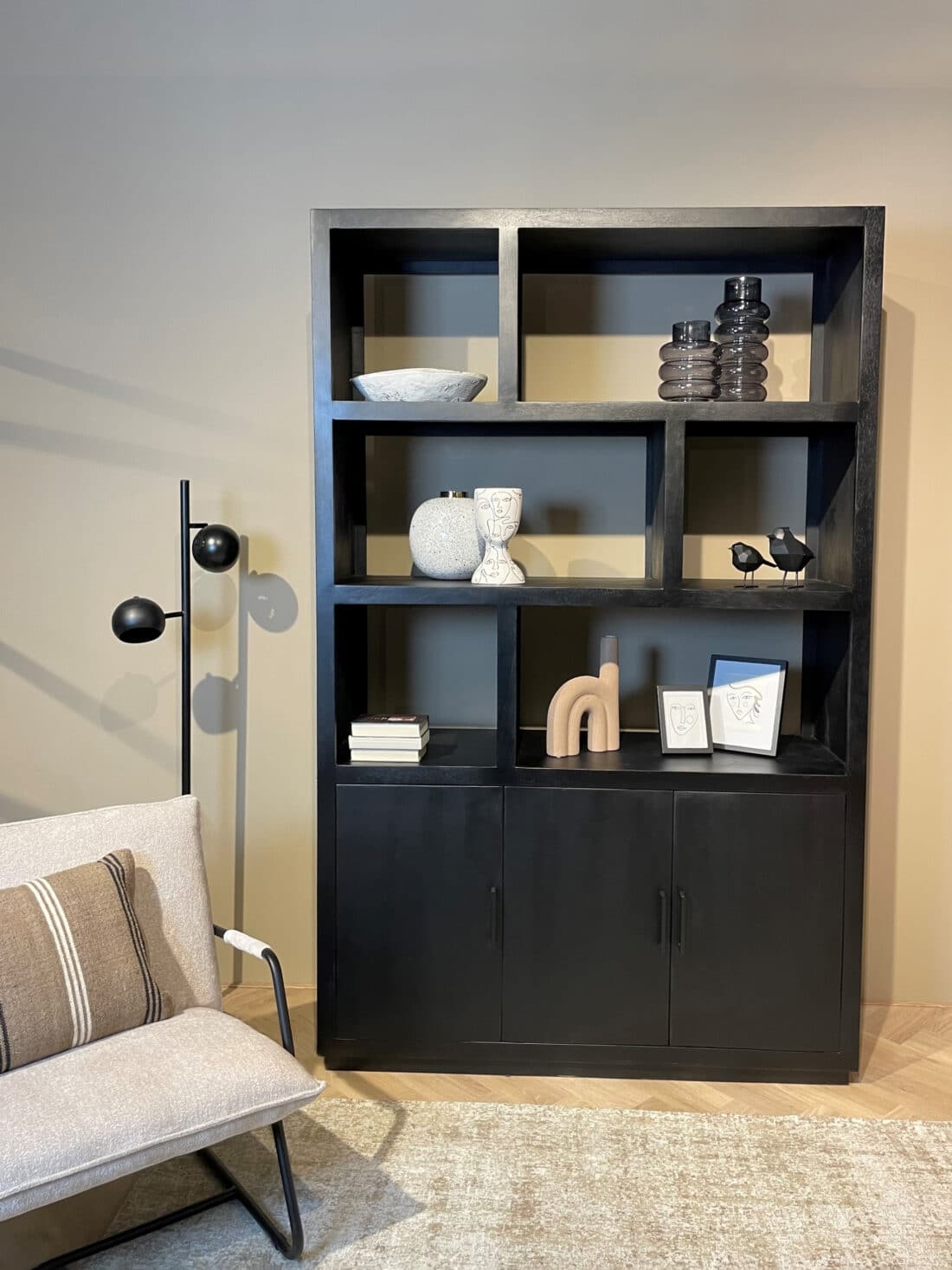 Livingfurn Kabinetten Jaxx Black 145cm