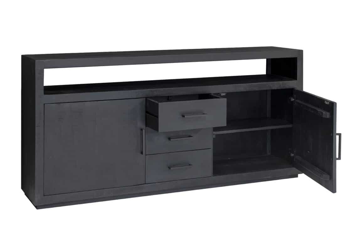 Livingfurn Dressoirs Jaxx Black 180cm