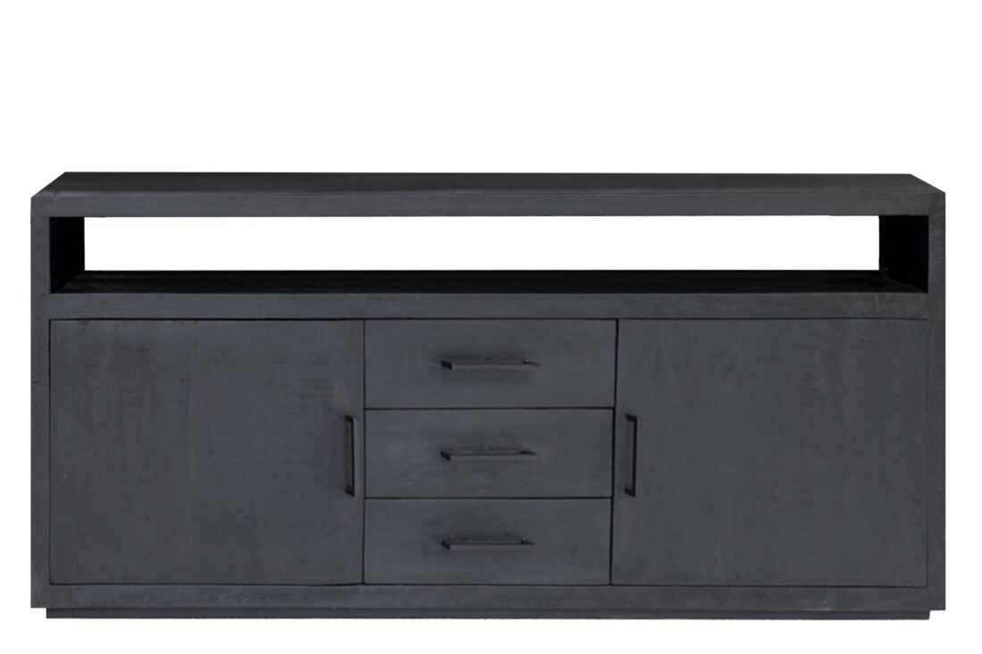 Livingfurn Dressoirs Jaxx Black 180cm