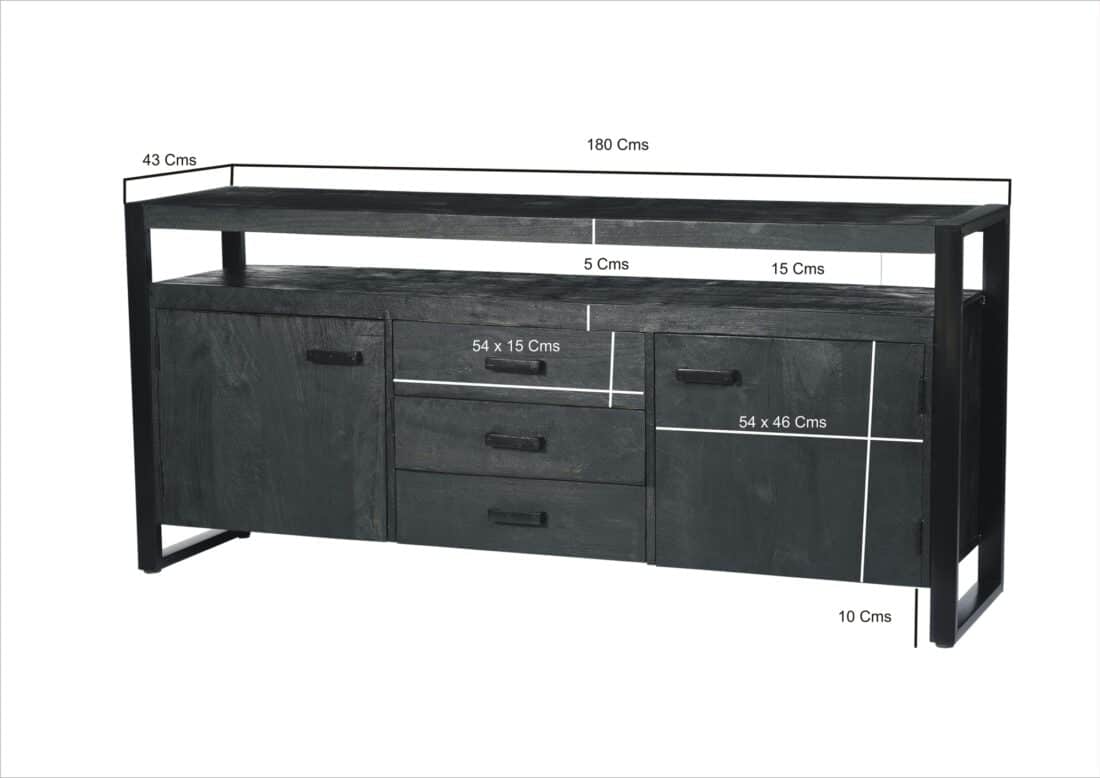 Livingfurn Dressoirs Norris 180 Cm