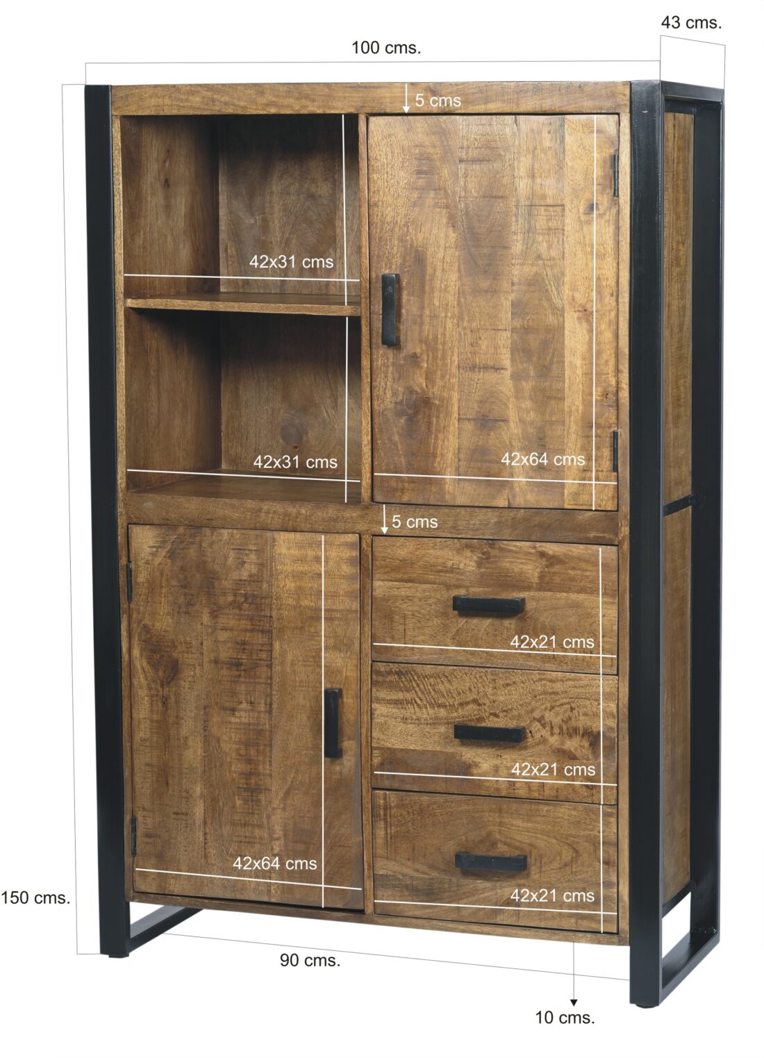 Livingfurn Kabinetten Nairobi 100cm