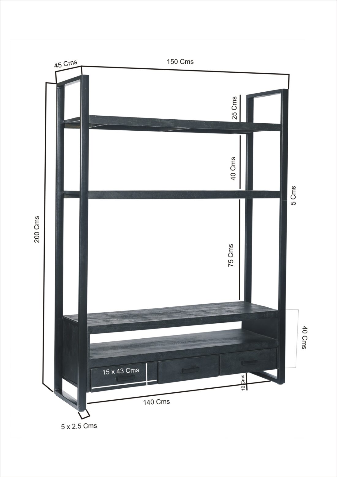Livingfurn Tv Meubelen Norris High 150 Cm