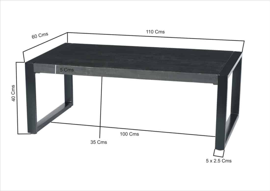 Livingfurn Salontafels Norris 110 215 60 Cm