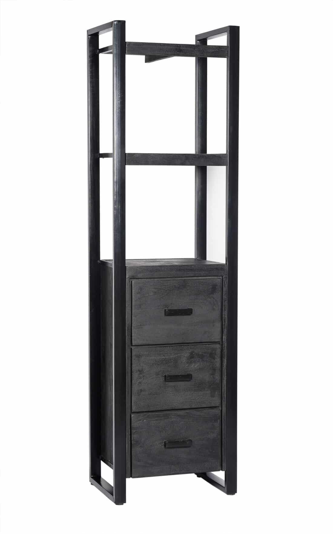 Livingfurn Boekenkasten Norris 3 Laden 55 Cm
