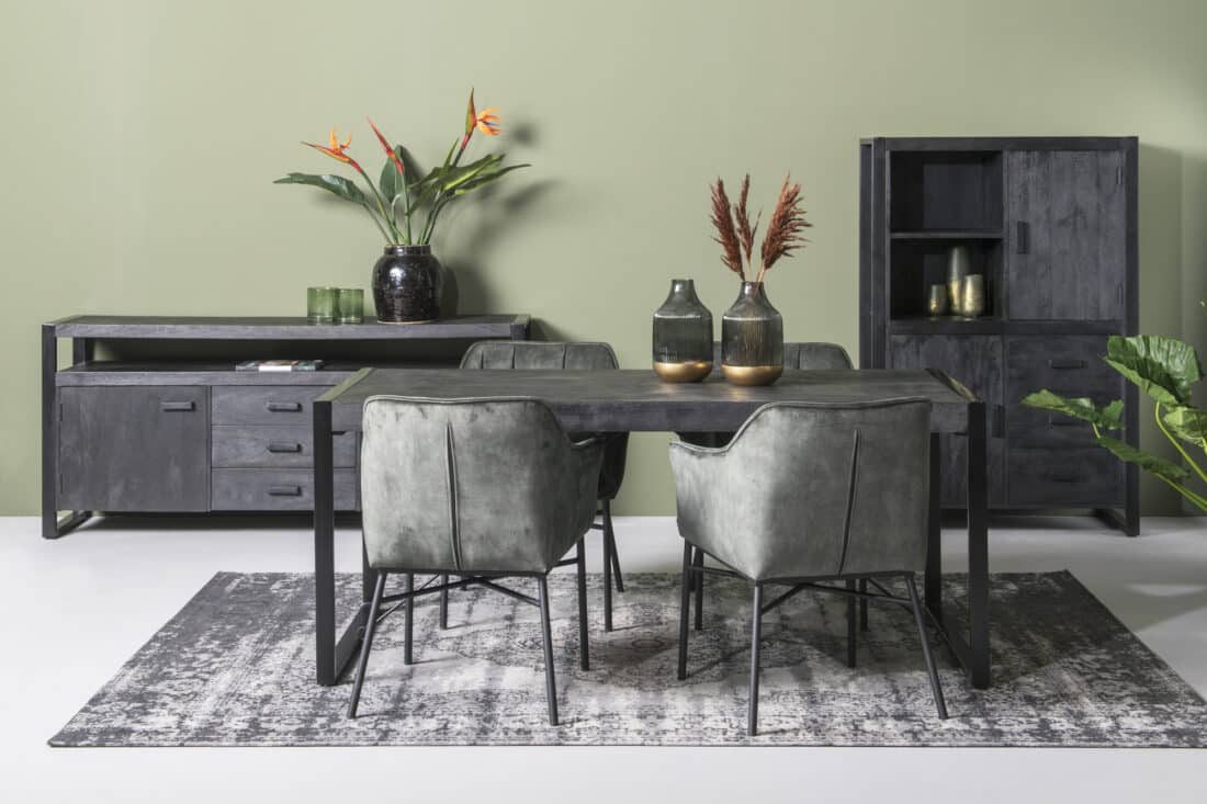 Livingfurn Eetkamertafels Norris 140 215 80 Cm