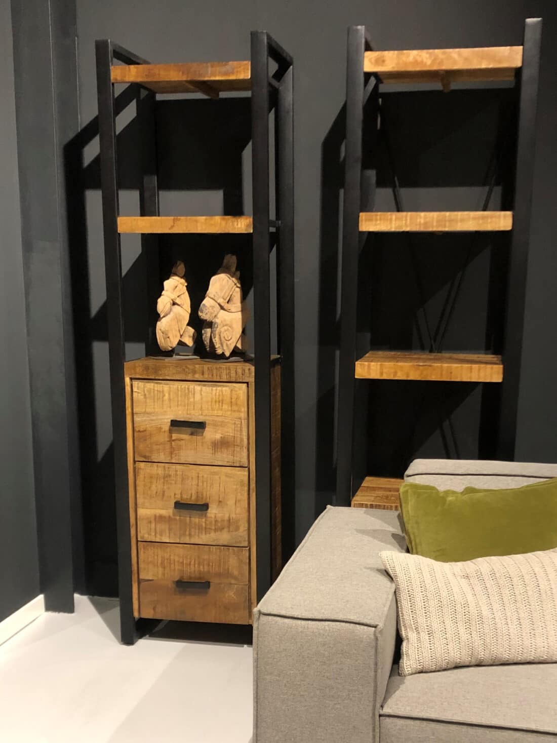 Livingfurn Boekenkasten Nairobi 3 Laden 55 Cm