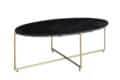 Livingfurn Salontafels Anthony black/brass