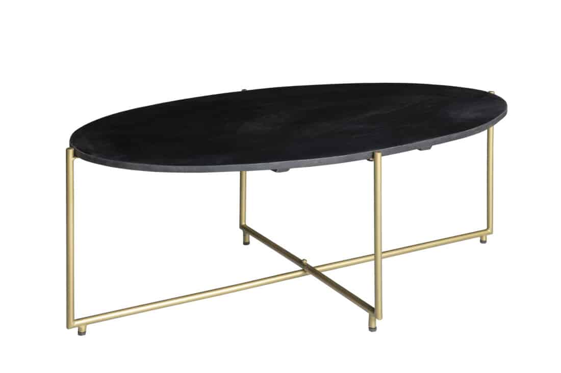 Livingfurn Salontafels Anthony Black Brass