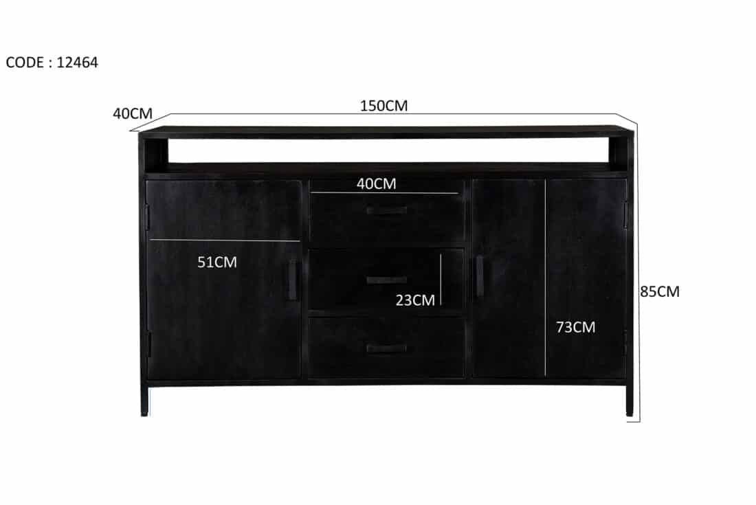 Livingfurn Dressoirs Kala Open 150 Cm