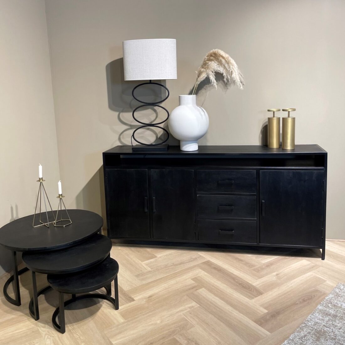 Livingfurn Dressoirs Kala Open 180 Cm