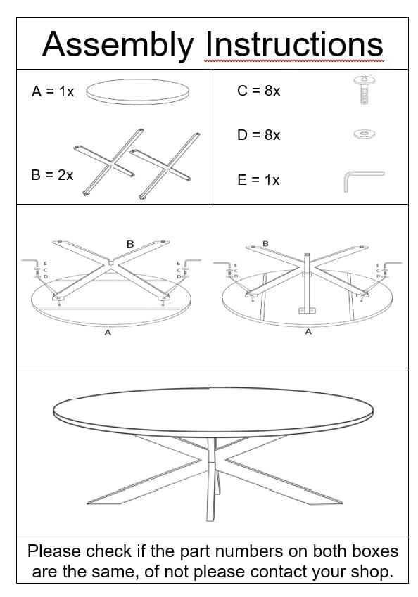 Livingfurn Eetkamertafels Sturdy Oval 180cm