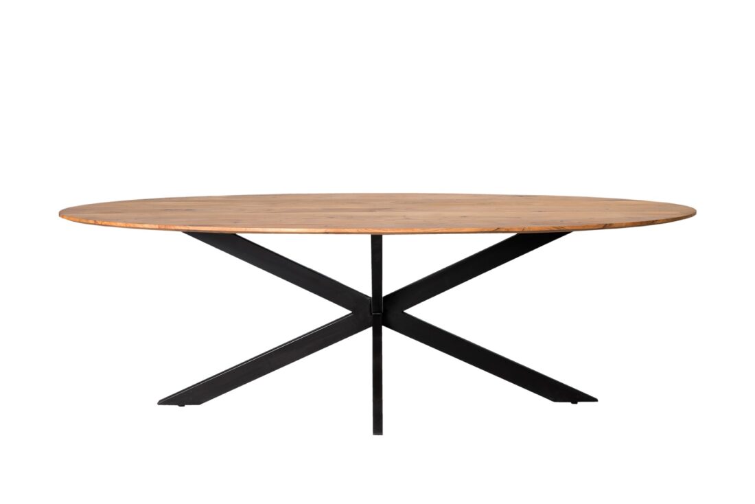 Livingfurn Eetkamertafels Oslo Oval Acasia 180cm