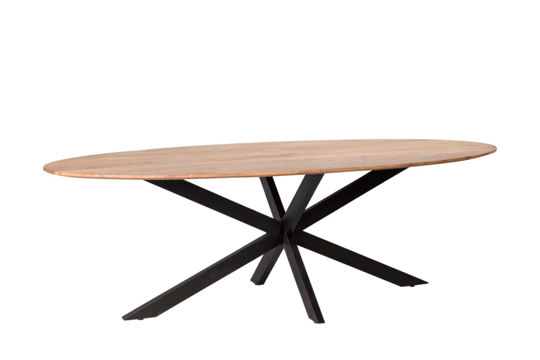 Livingfurn Eetkamertafels Oslo Oval Acasia 180cm