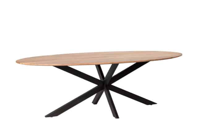 Livingfurn Eetkamertafels Oslo Oval Acasia 180cm