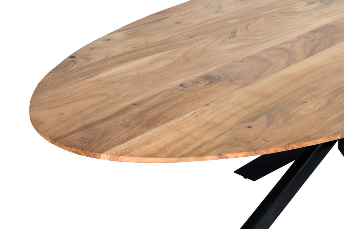 Livingfurn Eetkamertafels Oslo Oval Acasia 180cm