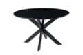 Livingfurn Eetkamertafels Oslo Black Round 130 cm