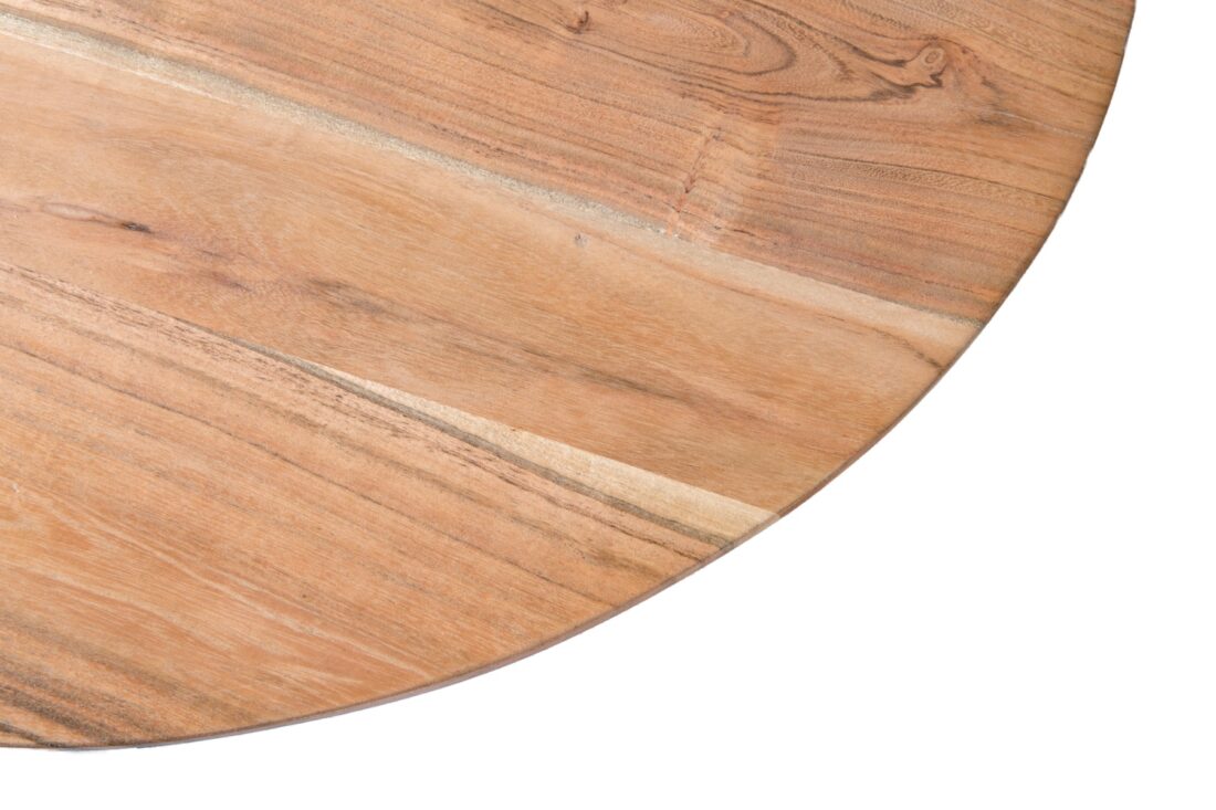 Livingfurn Salontafels Oslo Round Acasia 80 Cm