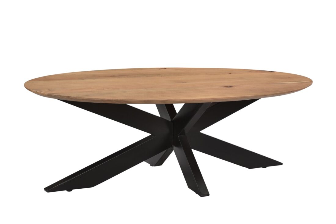 Livingfurn Salontafels Oslo Oval Acasia 130 Cm