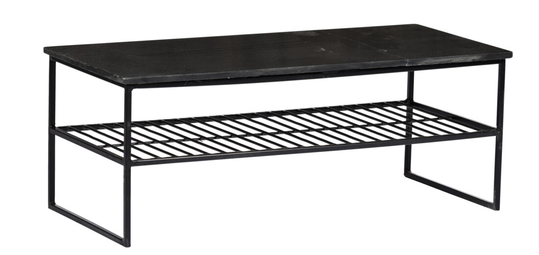 Livingfurn Salontafels Dian Marble Black Black 90cm
