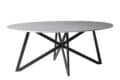 Livingfurn Eetkamertafels DT- Marble Oval Web White 200cm