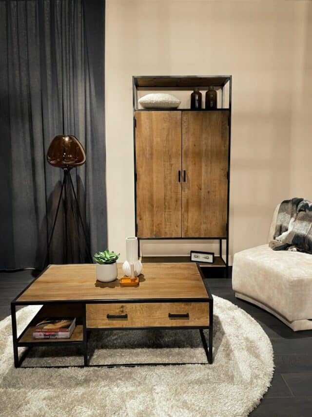 Livingfurn opbergkast Sturdy 2 Doors 100cm