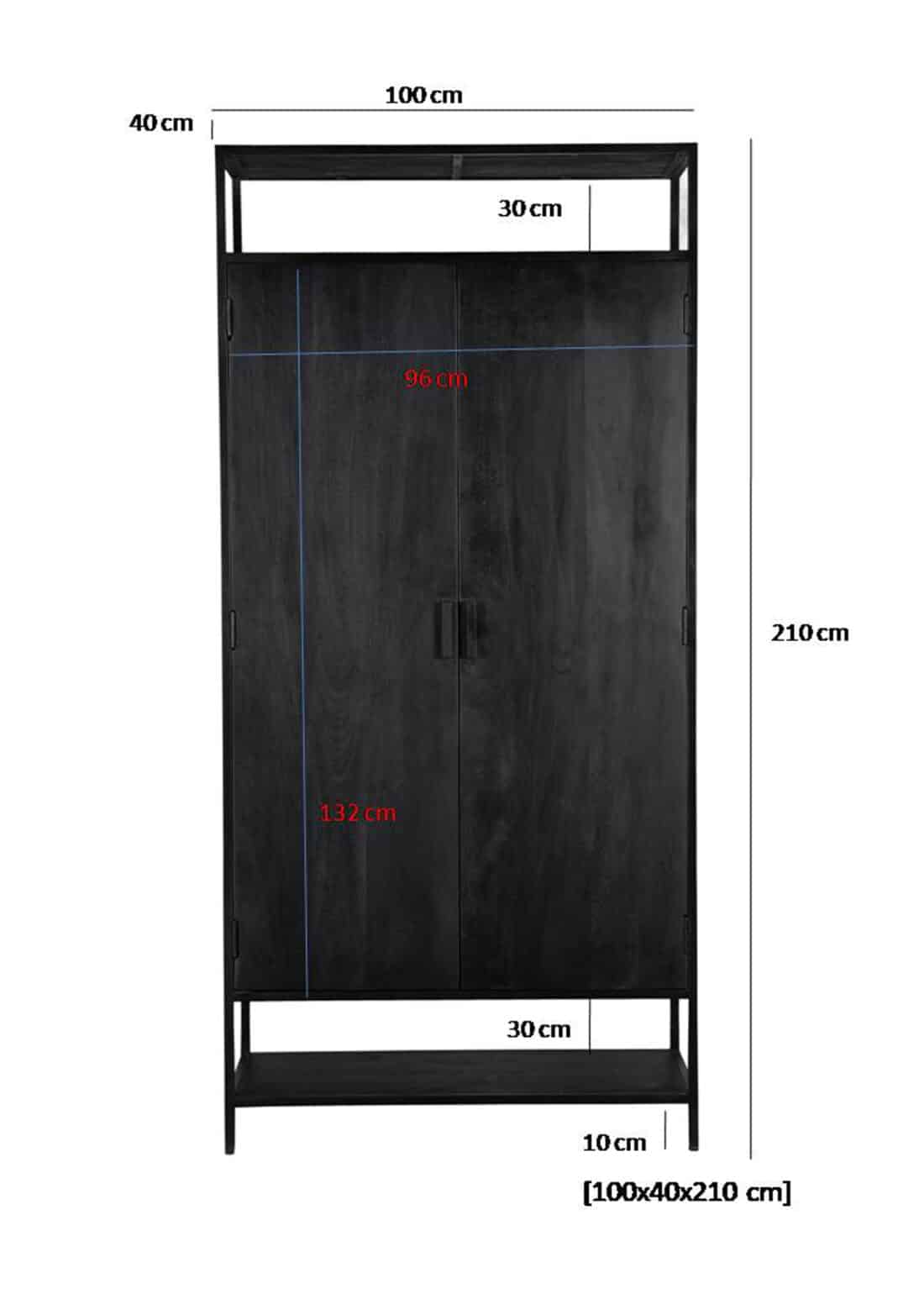 Livingfurn Kabinetten Kala 2 Doors 100cm