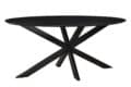 Livingfurn Eetkamertafels Oslo Oval Black 160 cm
