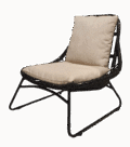 Livingfurn Fauteuils Brix Bowi Black