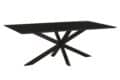 Livingfurn Eetkamertafels Oslo Spider Black Acasia 220 cm