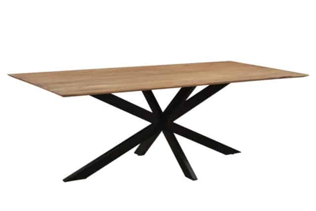 Livingfurn Eetkamertafels Oslo Acasia Spider 200cm