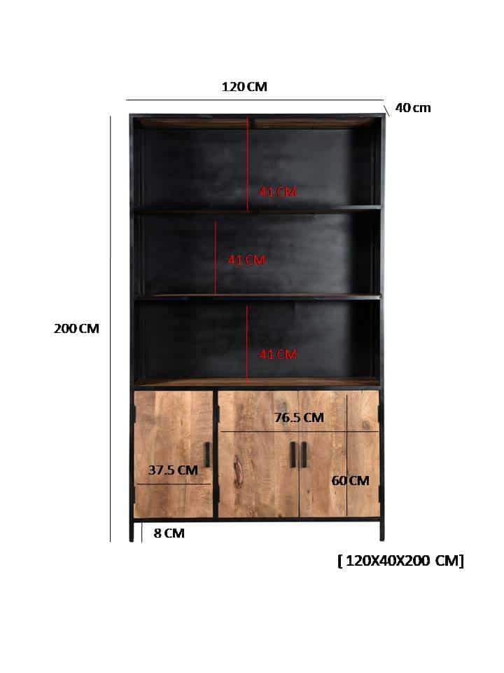 Livingfurn Kabinetten Sturdy 120cm