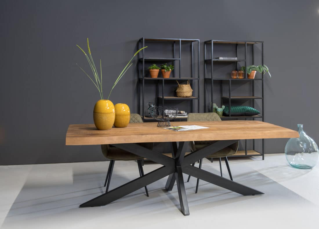 Livingfurn Eetkamertafels Nairobi Tree Top Spider 220cm