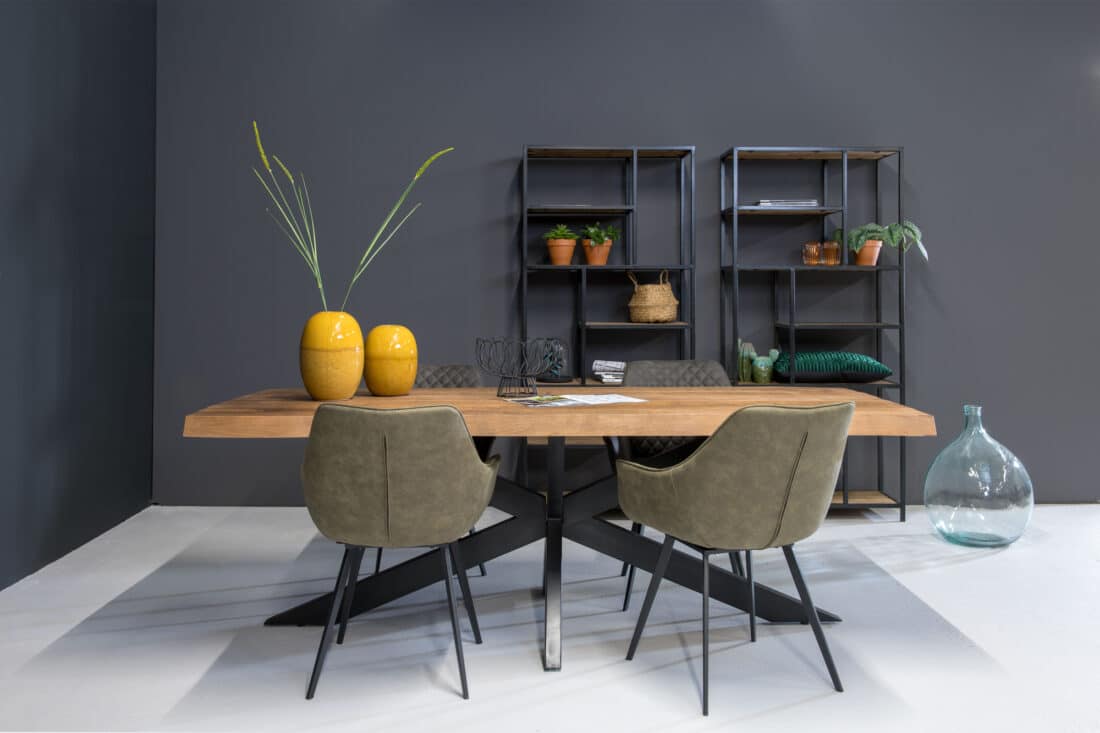 Livingfurn Eetkamertafels Nairobi Tree Top Spider 240 Cm