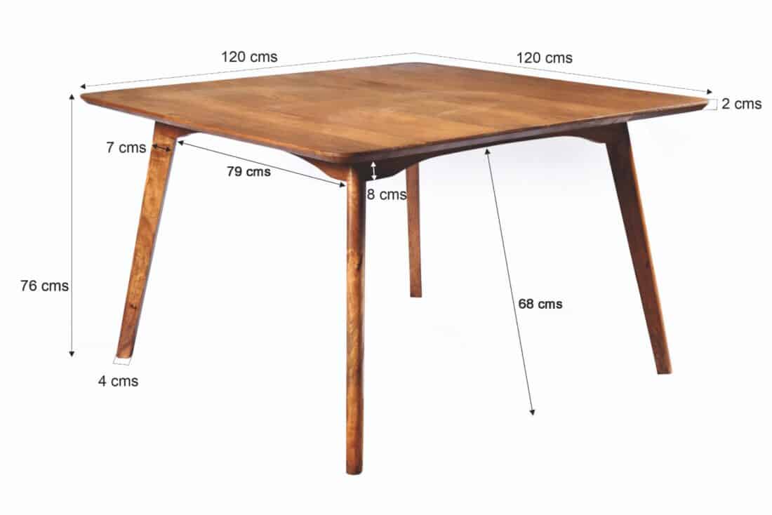 Livingfurn Eetkamertafels Elias 120cm