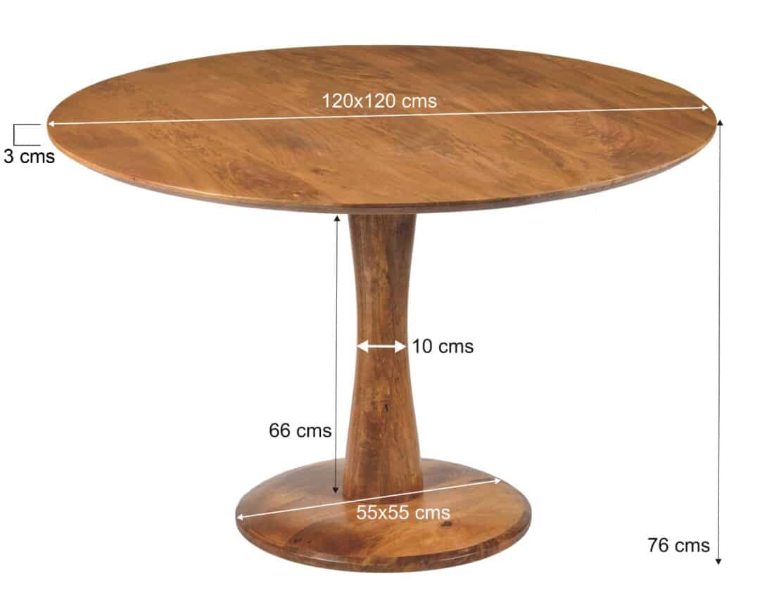 Livingfurn Eetkamertafels Brix Vivian 120cm