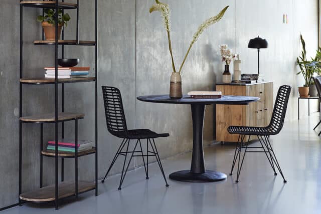 Livingfurn eettafel Brix Vivian Black 120cm