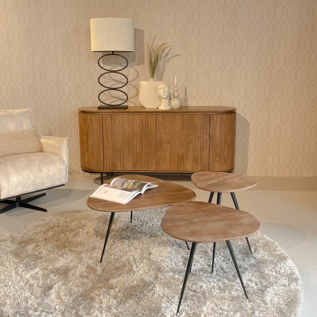Livingfurn Salontafels Brix Loua Set Of 3