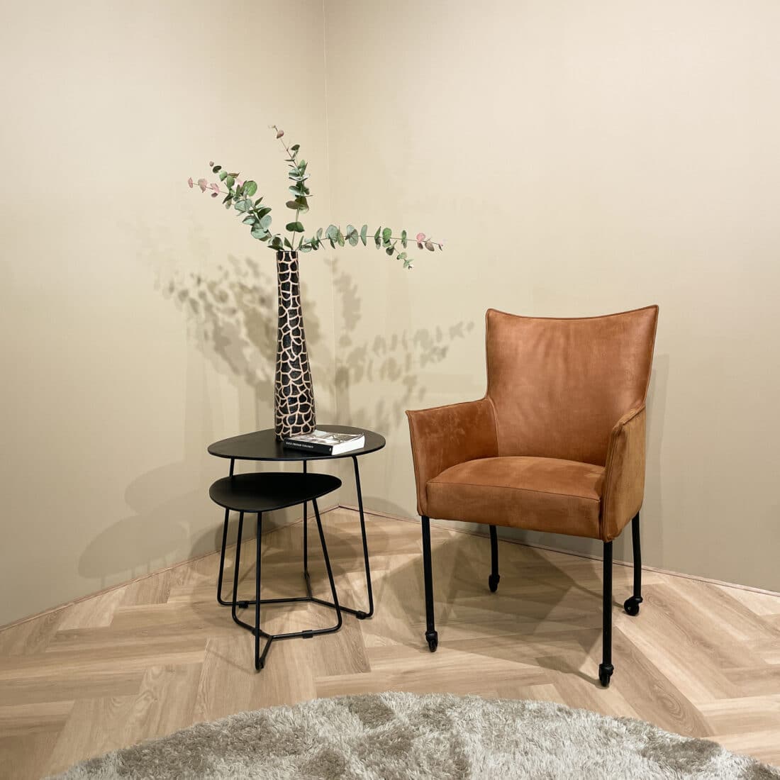Livingfurn Salontafels Brix Ivy Black Set Of 2