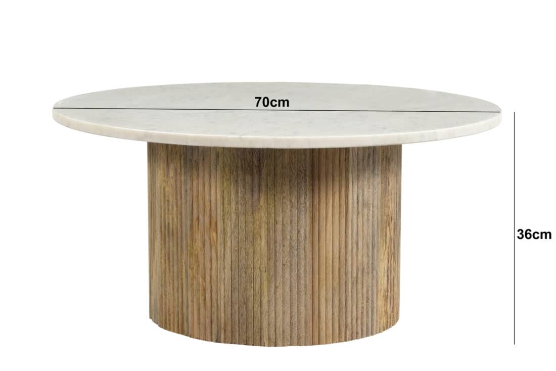 Livingfurn Salontafels Brix Nova White