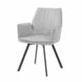 Livingfurn Eetkamerstoelen Louise Grey