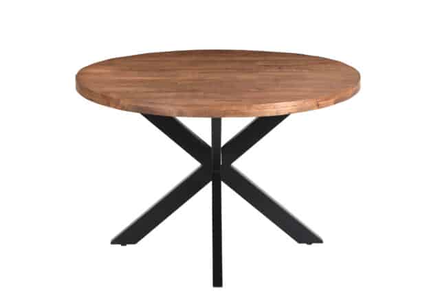 Livingfurn Eetkamertafels Rocky Round Spider 130cm