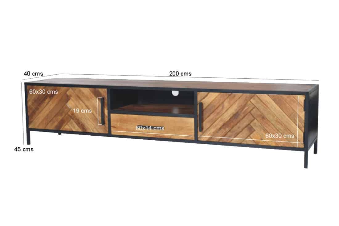 Livingfurn Tv Meubelen Brooklyn 200cm