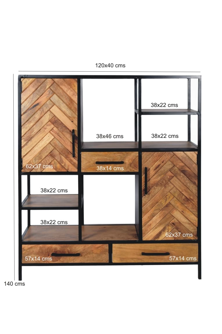 Livingfurn Kabinetten Brooklyn 140cm