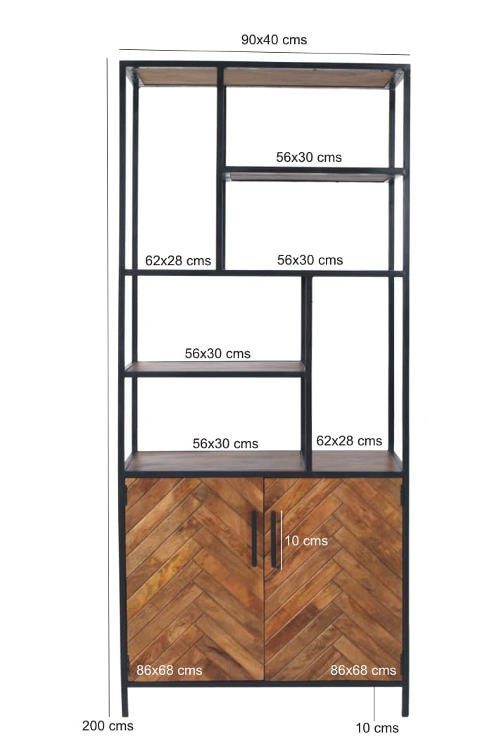 Livingfurn Kabinetten Brooklyn 90cm