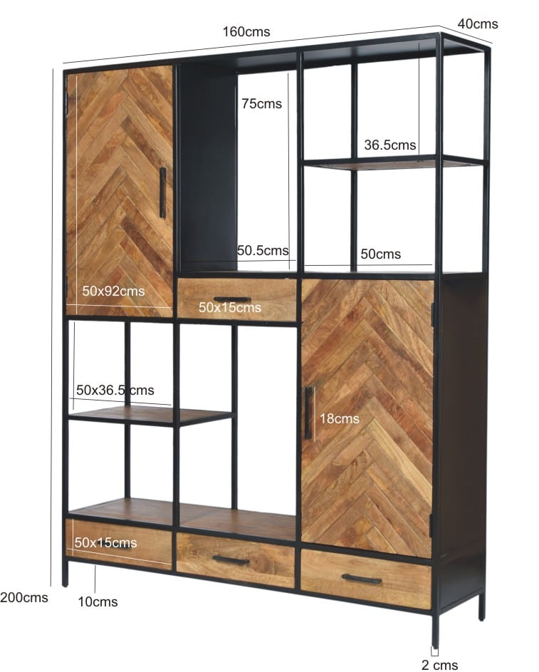 Livingfurn Kabinetten Brooklyn 160cm