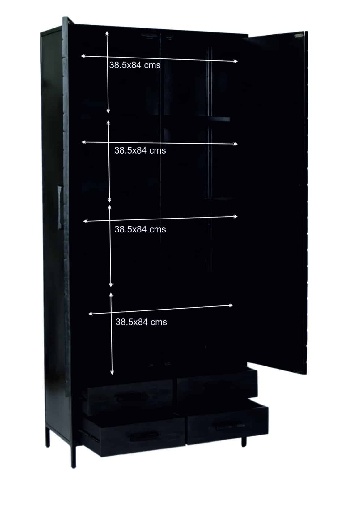 Livingfurn Kabinetten York 2 Lade 90cm