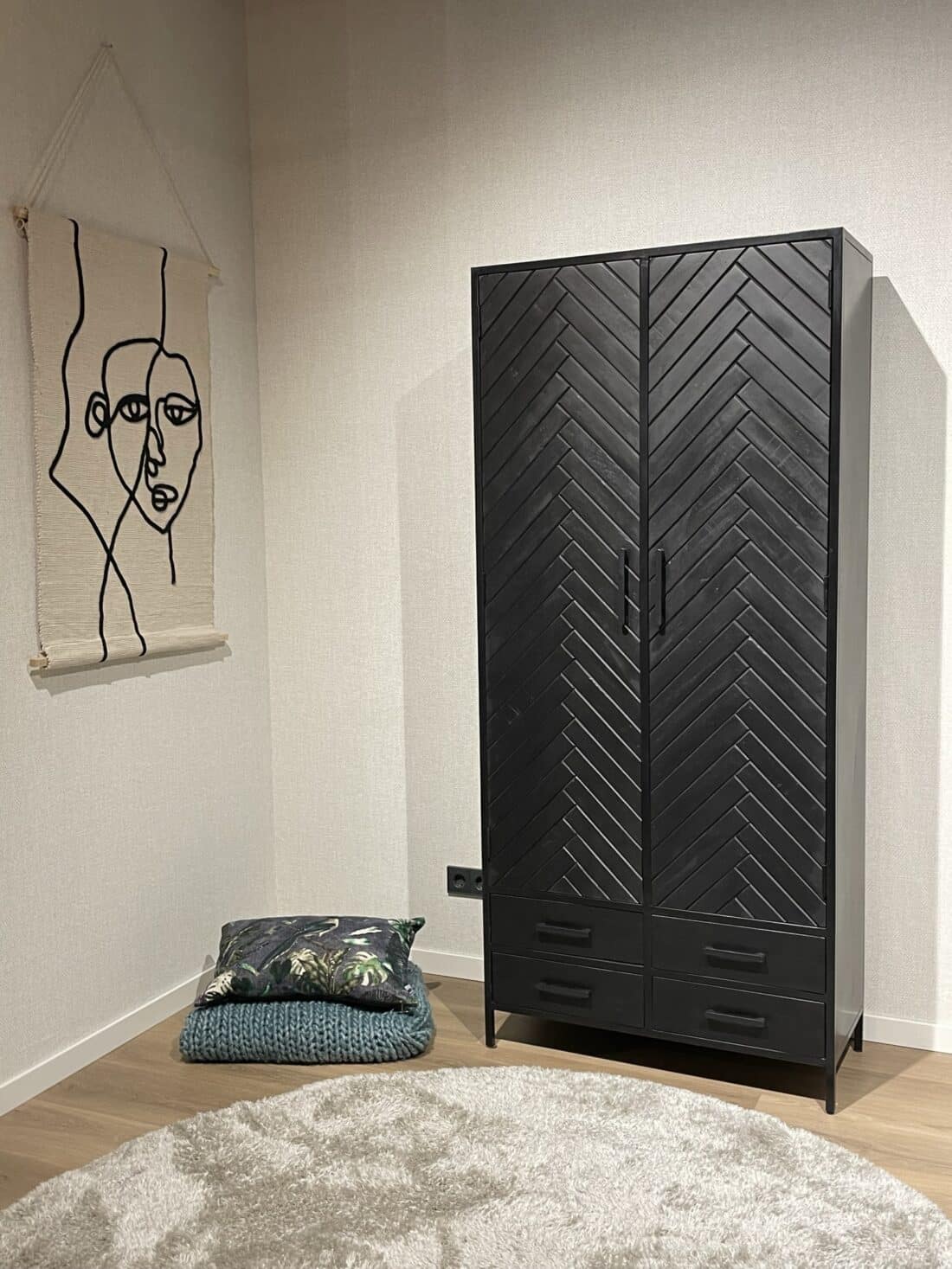 Livingfurn Kabinetten York 2 Lade 90cm