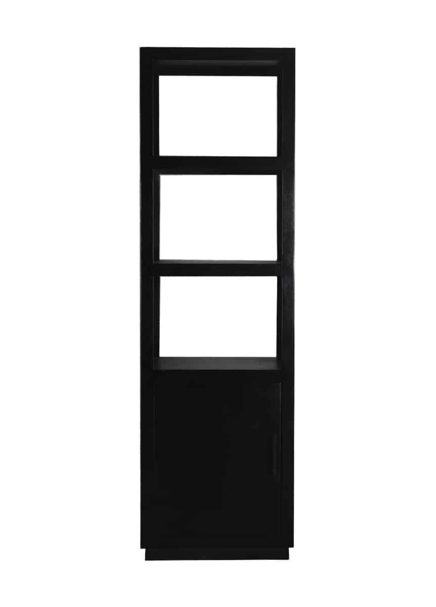 Livingfurn Boekenkasten Jaxx Black 60cm