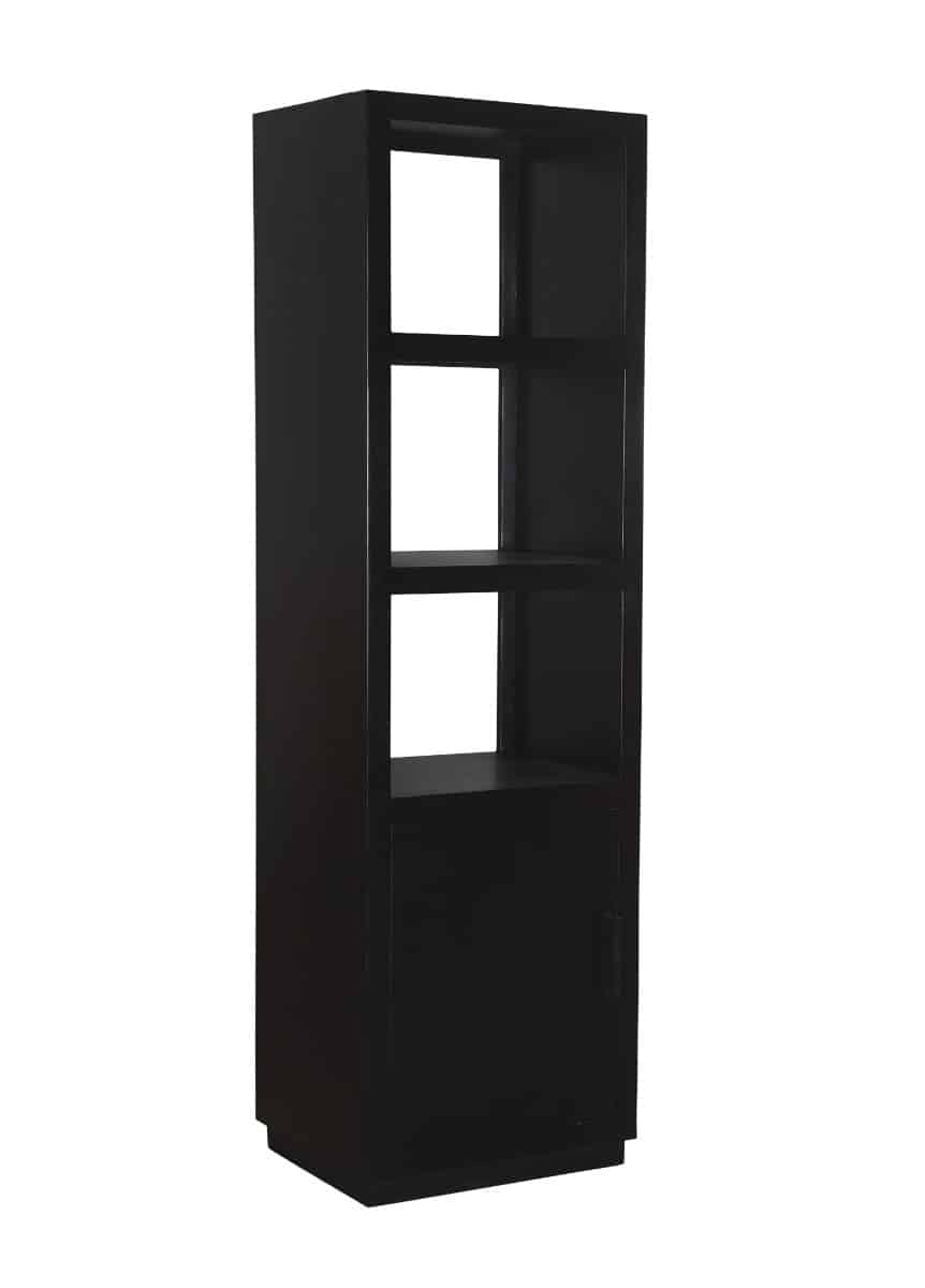 Livingfurn Boekenkasten Jaxx Black 60cm